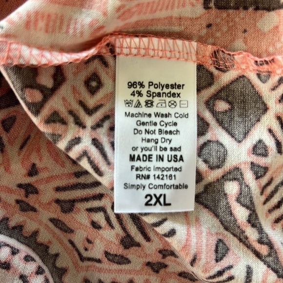 LulaRoe Randy Size 2XL - Picture 6 of 6